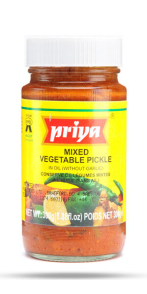 Priya Mixed Vegetable Pickle 300g
