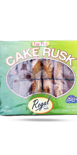 Regal Egg Free Cake Rusk 28 Pieces 650g