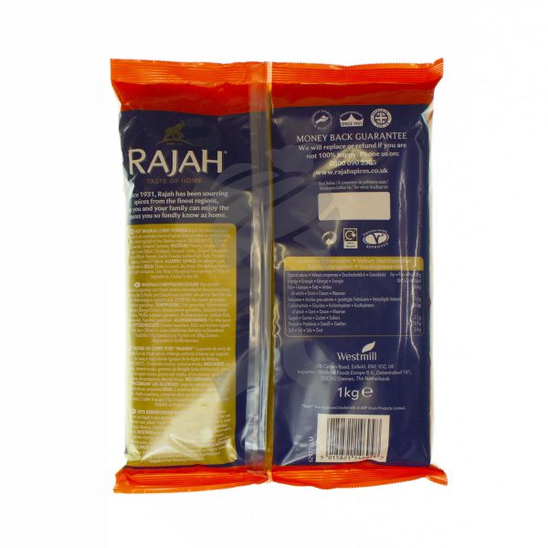 Rajah Madras Curry Powder Hot 1kg-28686