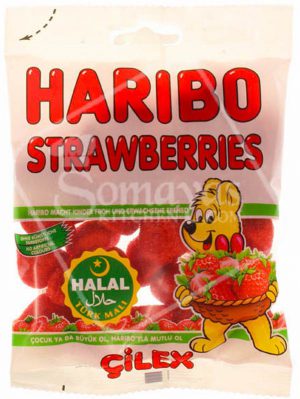 Haribo Strawberry Jelly 80g-0