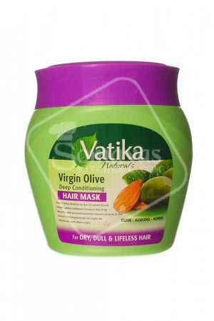 Dabur Vatika Natural Virgin Olive Deep Conditiong Hair Mask 500g-0