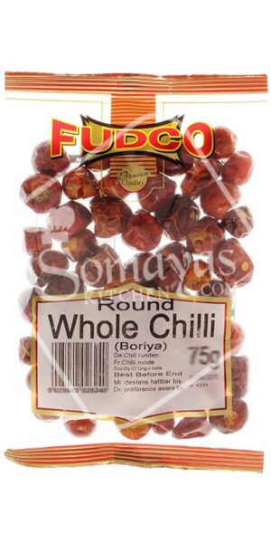 Fudco Round Chilli Whole 75g-0