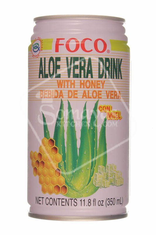 Foco Aloe Vera Honey Flavour Drink 350ml • Hallans 3922