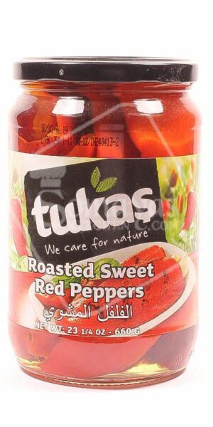 Tukas Roasted Sweet Red Peppers 680g-0