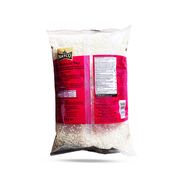 Natco Sona Masoori Rice 2kg - Image 2