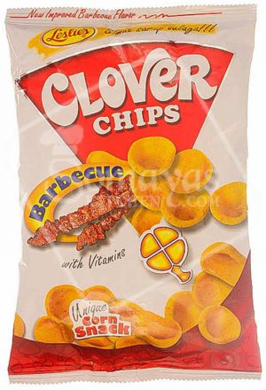 Leslie's Clover Chips Barbeque Flavour Corn Snack 85g-0