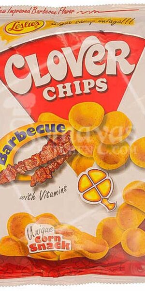 Leslie's Clover Chips Barbeque Flavour Corn Snack 85g-0