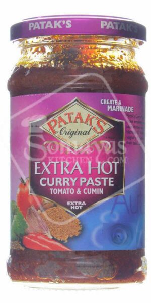 Patak's Hot Curry Spice Paste 283g-0