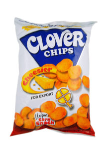 Leslie's Clover Chips Cheesier Flavour Corn Snack 145g