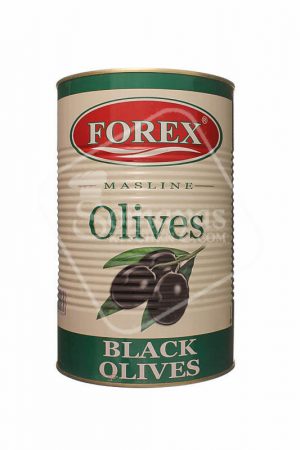 Forex Black Olives Whole 4.5kg-0