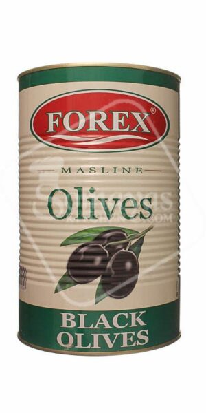 Forex Black Olives Whole 4.5kg-0