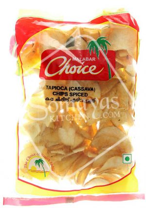 Malabar Choice Tapioca Casava Chips Spiced 135g-0