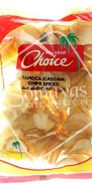 Malabar Choice Tapioca Casava Chips Spiced 135g-0