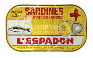 L'espadon Sardines In Spiced Vegetable Oil 125g-0