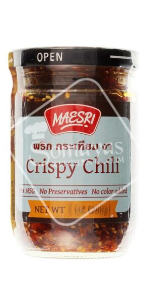 Maesri Crispy Chilli with Garlic and Sesame 200g-0