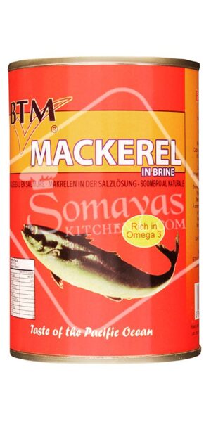 BTM Mackerel In Brine 425g-0