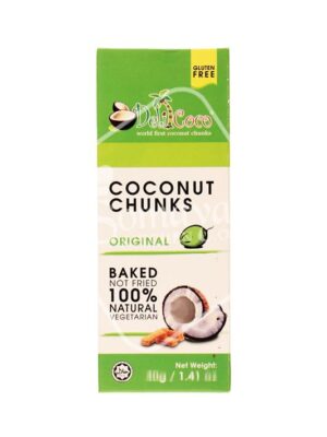Delicoco Coconut Chunks Original Flavour 40g-0