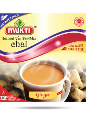 Mukti Instant Ginger Tea Unsweetened Chai Pre-Mix (140g)