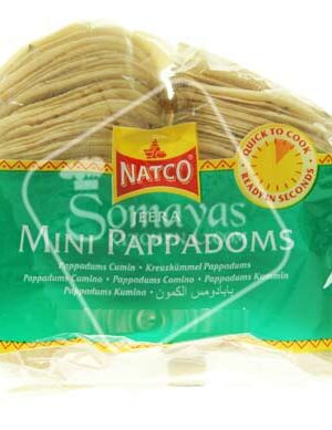 Natco Jeera Mini Pappadoms 200g-0