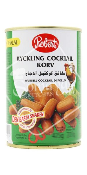 Robert Chicken Cocktail Sausages Tin 425G-0