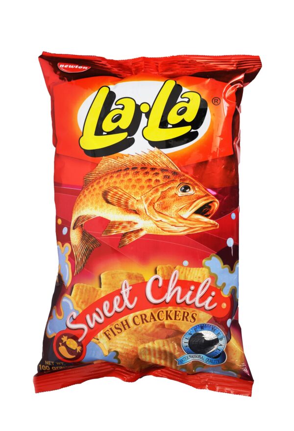 Lala Fish Crackers Sweet Chilli Flavour 100g