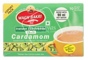 Wagh Bakri Cardamom Instant Tea Premix - 10 Sachets-0