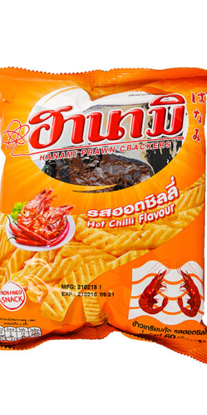 Hanami Prawn Crackers Chilli Flavour 60g