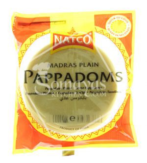 Natco Madras Plain Pappadoms 3 100g-0