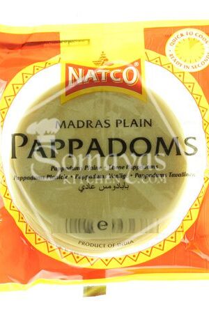 Natco Madras Plain Pappadoms 3 100g-0