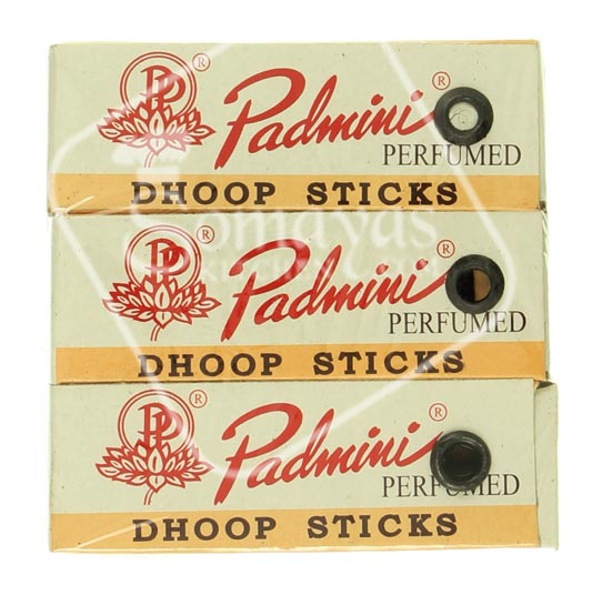 Padmini Dhoop Mini Incense Sticks – Choose 3, 6, Or 12 Packs (Small Size, 10 Sticks/Pack)