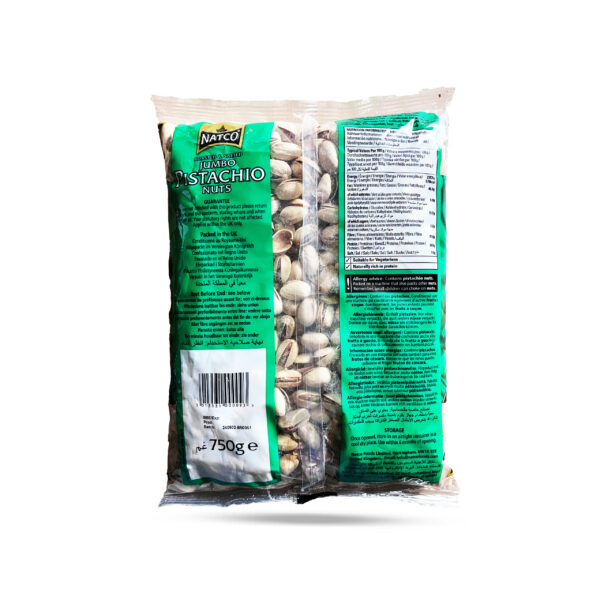 Natco Pistachio Jumbo Roasted & Salted 750g - Image 2