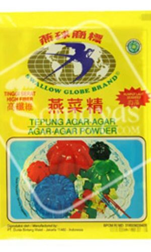 Swallow Globe Tepung Agar-Agar White Colour Powder-0