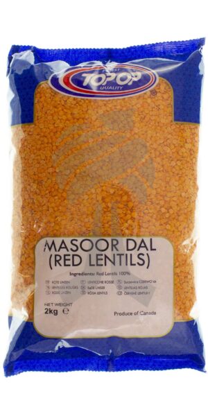 Top-Op Masoor Dal Red Lentils 2kg-0