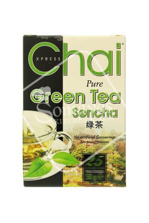 Chai Express Pure Green Tea Sencha 25's Bags 50g-0