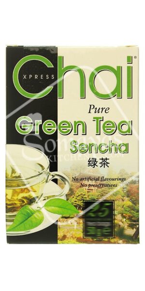 Chai Express Pure Green Tea Sencha 25's Bags 50g-0