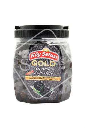 Koy Sefasi Black Olives Gemlik Yagli Sele 800g-0