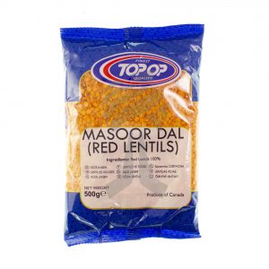 Top-Op Masoor Dal Red Lentils 500g-0