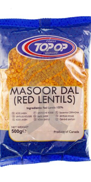 Top-Op Masoor Dal Red Lentils 500g-0