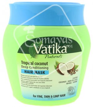 Vatika Tropical Coconut Deep Conditioning Hair Mask 500g-0