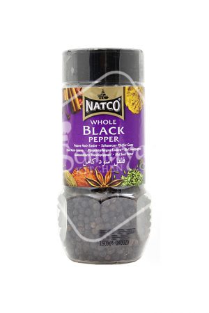 Natco Black Pepper Whole Jar 100g-0