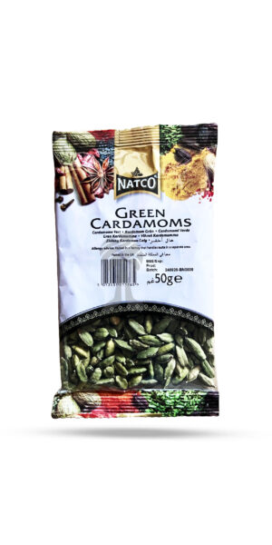 Natco Green Cardamons Jar 50g