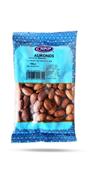 Top-Op Almonds Whole 100g
