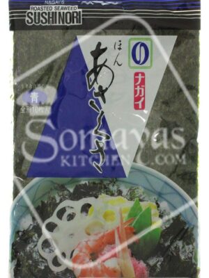Nagai's Sushi Nori Roasted Seaweed Blue 10 Sheets-0