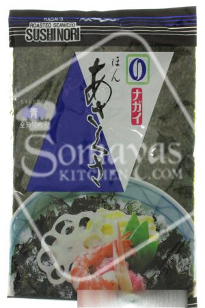 Nagai's Sushi Nori Roasted Seaweed Blue 10 Sheets-0