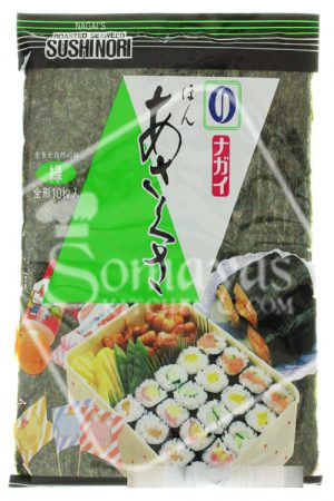 Nagai's Sushi Nori Roasted Seaweed Green10 Sheets-0
