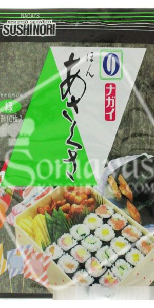 Nagai's Sushi Nori Roasted Seaweed Green10 Sheets-0