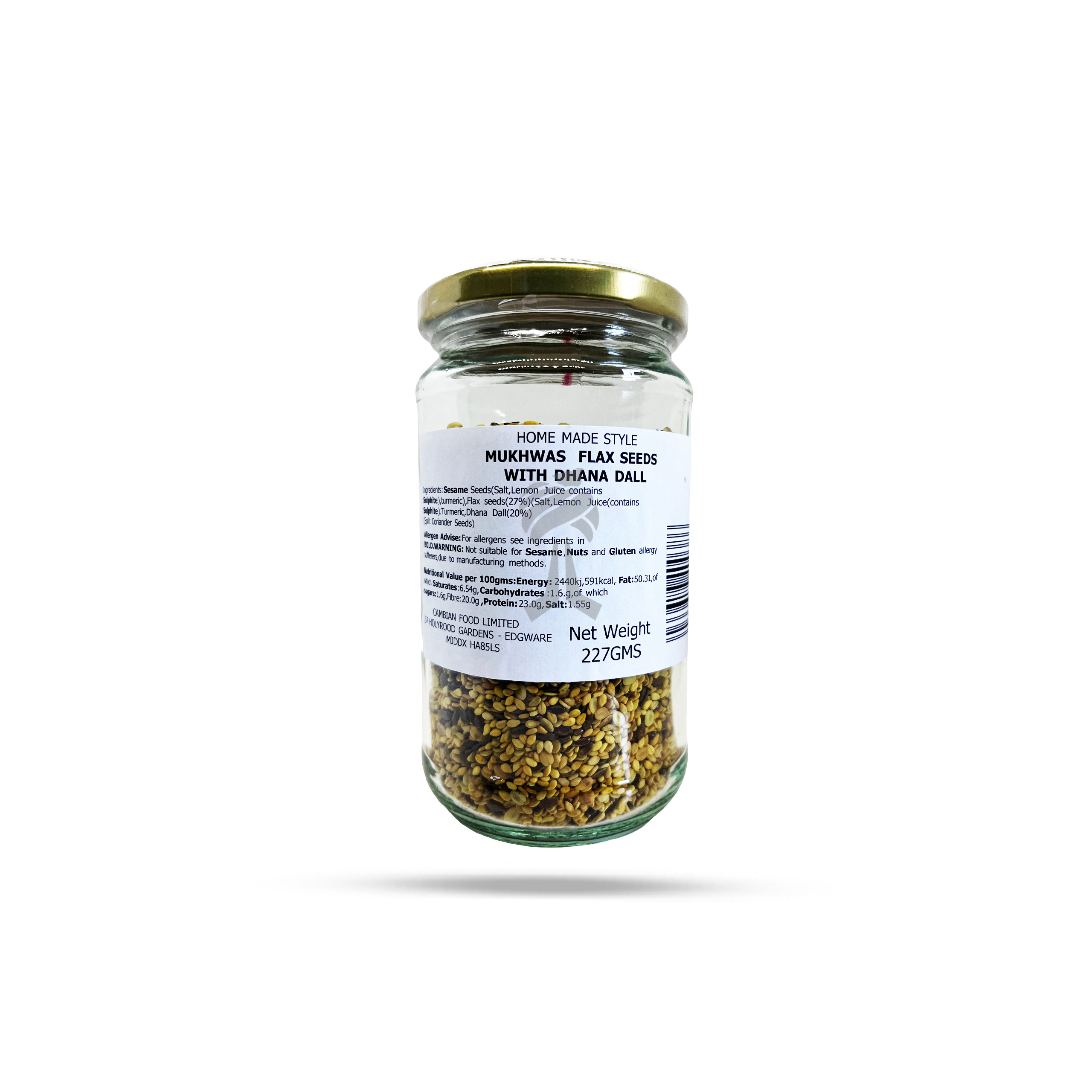 Cambian Flax Seeds Mukhwas 227g