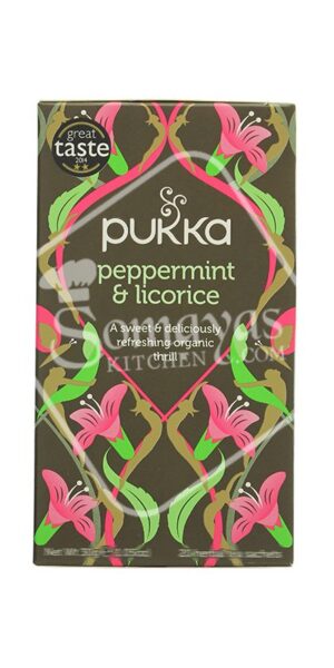 Pukka Peppermint & Licorice Organic Tea 20 Sachets-0