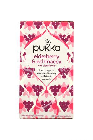 Pukka Elderberry & Echinacea Organic Tea 20 Sachets-0