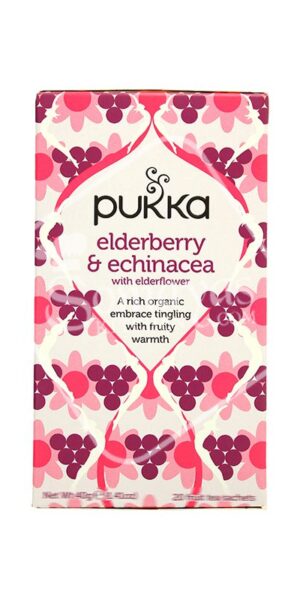 Pukka Elderberry & Echinacea Organic Tea 20 Sachets-0